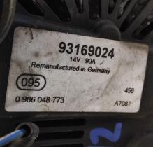 ALTERNADORES SEGUNDA MANO 93169024#312 - ALTERNADOR (12V 70A) FORD ESCORT IV 1.8 D GAF (1989-1990)