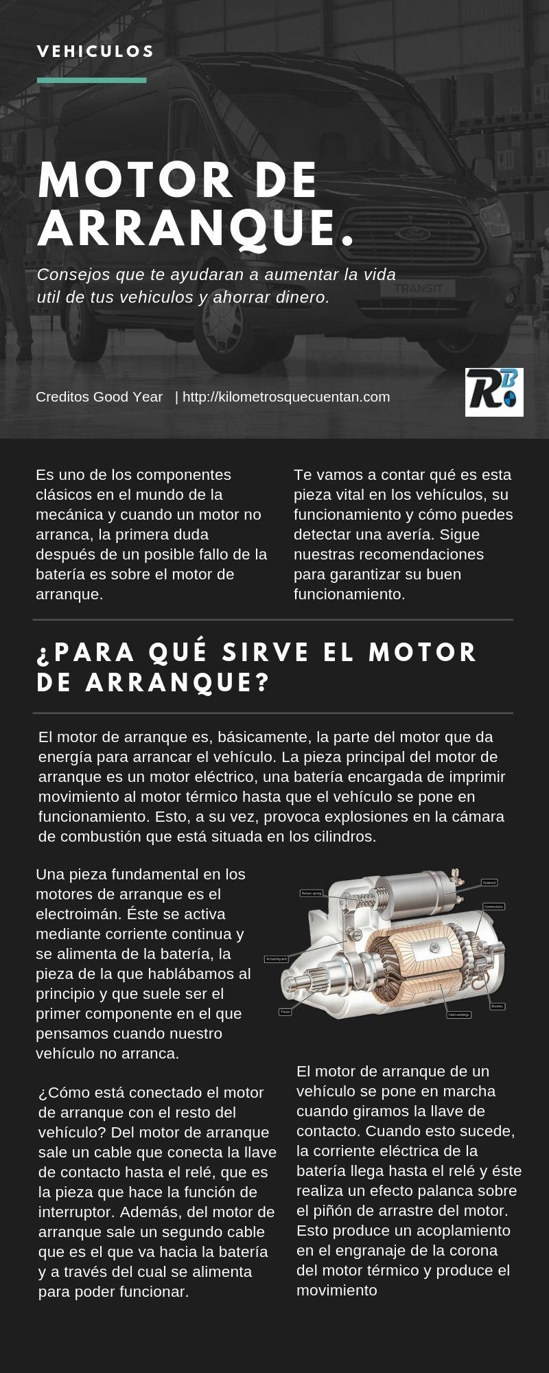 Aumenta la vida útil del motor de arranque de tus vehículos.